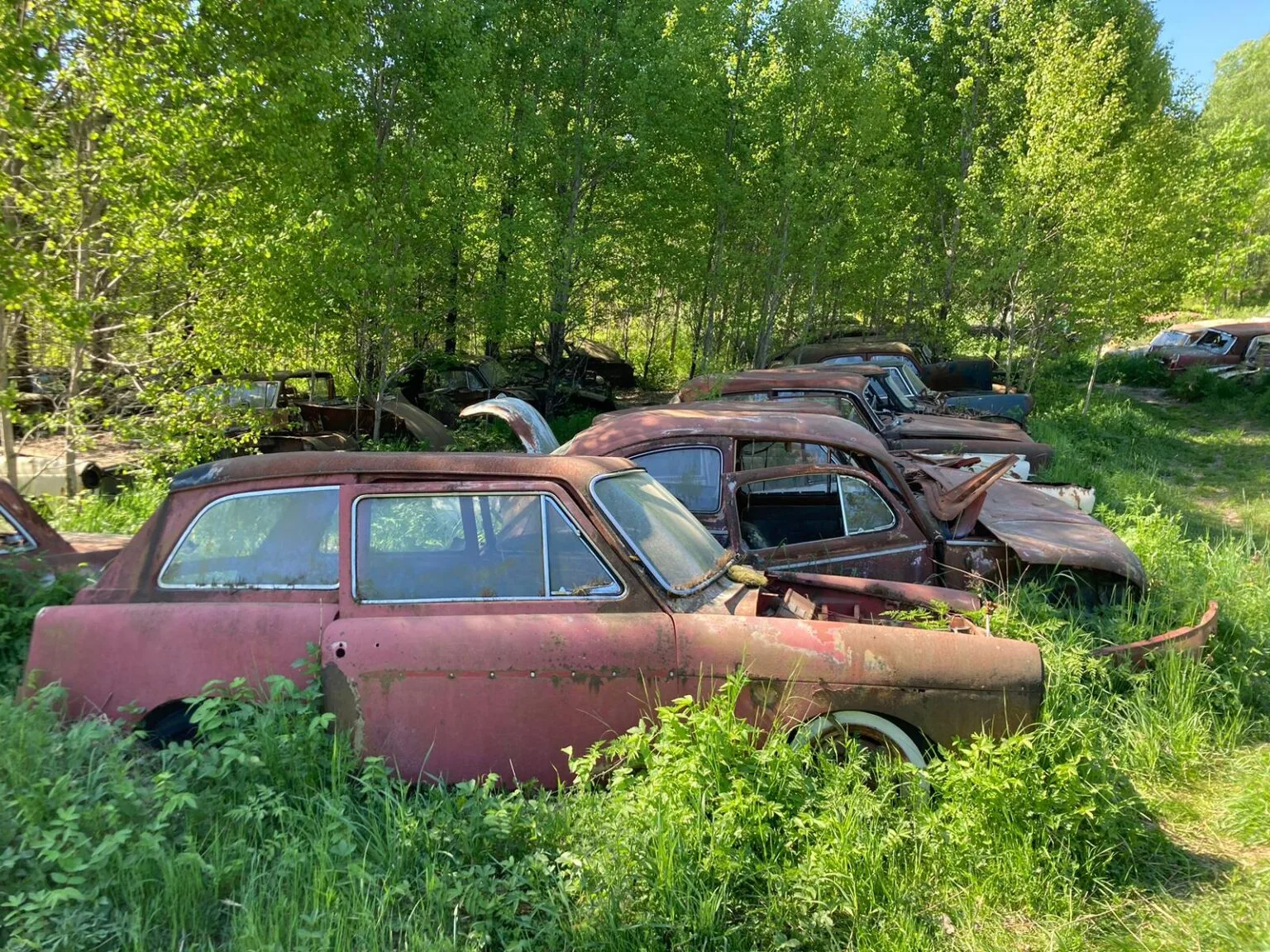 Car cemetery, Båstnäs