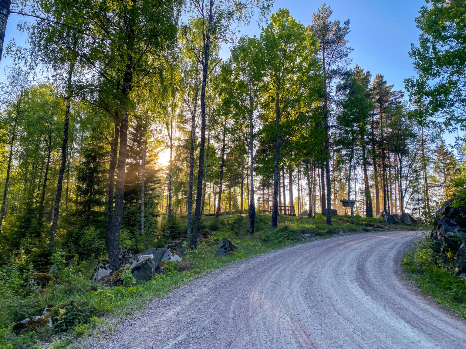 road to Sjöänds skans