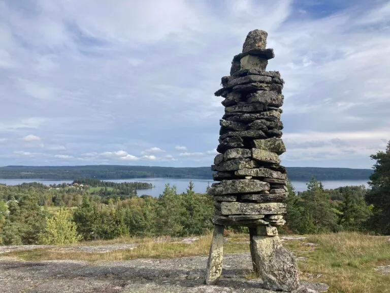 Stone tower at Borgåsgubben