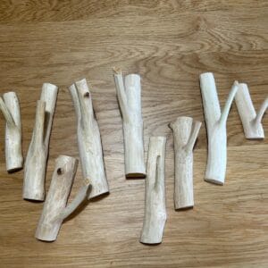 Birch coat hangers